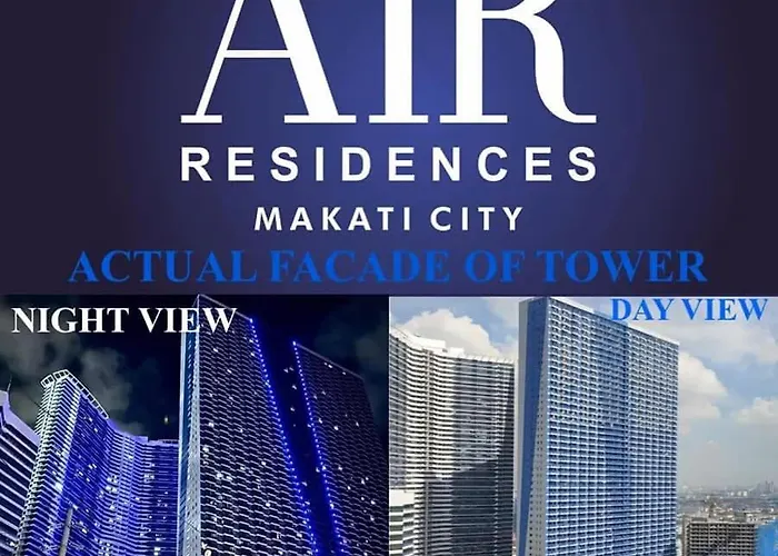 In Air Residences, Makati With Wifi, Netflix, Pool, Mall And Apartment